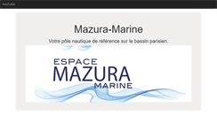 Desktop Screenshot of mazura-marine.com