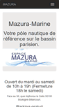 Mobile Screenshot of mazura-marine.com
